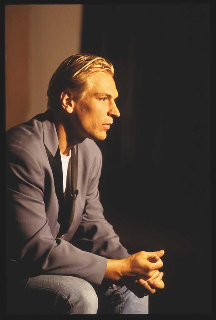 MY KIND OF PRAY, Julian Sands, Yohji Yamamoto Show, Tokio 1991 © Nomi Baumgartl