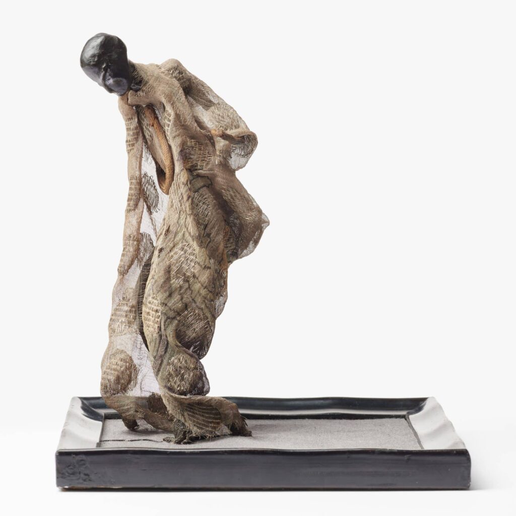 Gunda Maria Wiese (1900-1924), Koptischer Prinz, 1920–1924, Draht, Stoff, Wachs, Holz, Moderne Sammlung, © TLM, Johannes Plattner