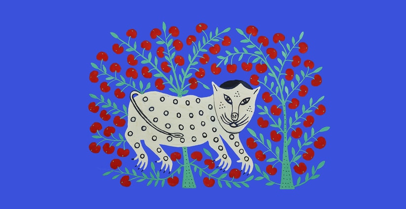 Museum für Moderne Kunst Warschau: Ein Tiger kam in den Garten - Kunst von Maria Prymachenko © Museum für Moderne Kunst Warschau