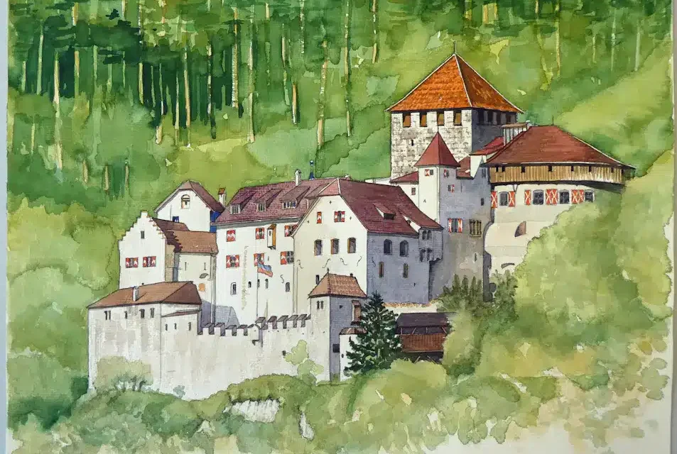 Liechtensteinisches PostMuseum: Mächtige Mauern und Minnesang – Burgen auf Briefmarken