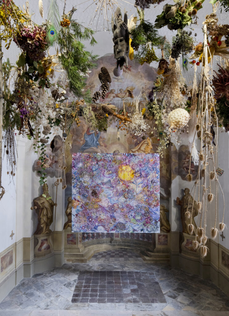 Installationsansicht: Karin Pliem, Vieleinigkeit, 2024, Burgkapelle MMKK, 2024Foto: F. Neumüller, © Bildrecht, Wien 2024