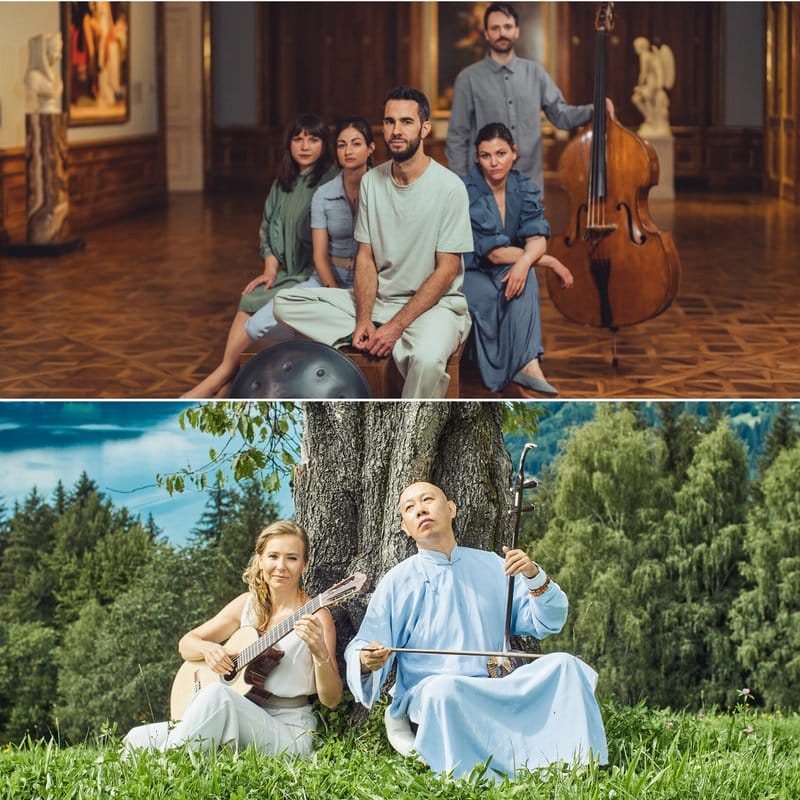 Julia Malischnig & Guo Gan // Manu Delago Ensemble © La Guitarra Esencial