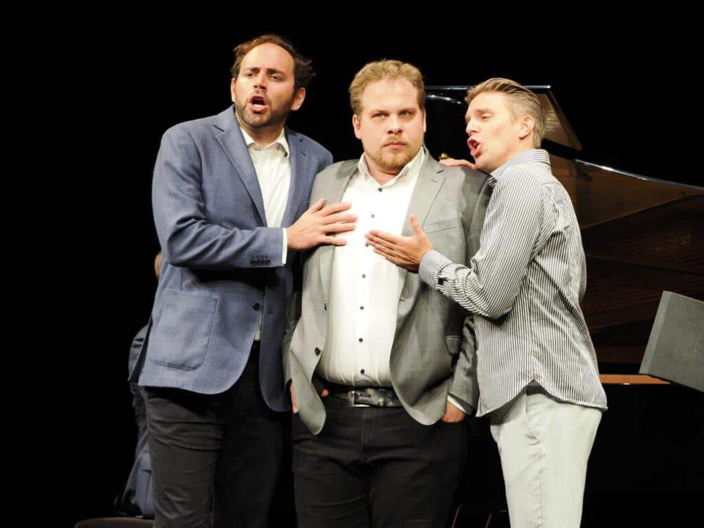 Martin Mitterrutzner, Tenor; Liviu Holender, Bariton∞ Michael Nagl, Bass-Bariton © Academia Vocalis