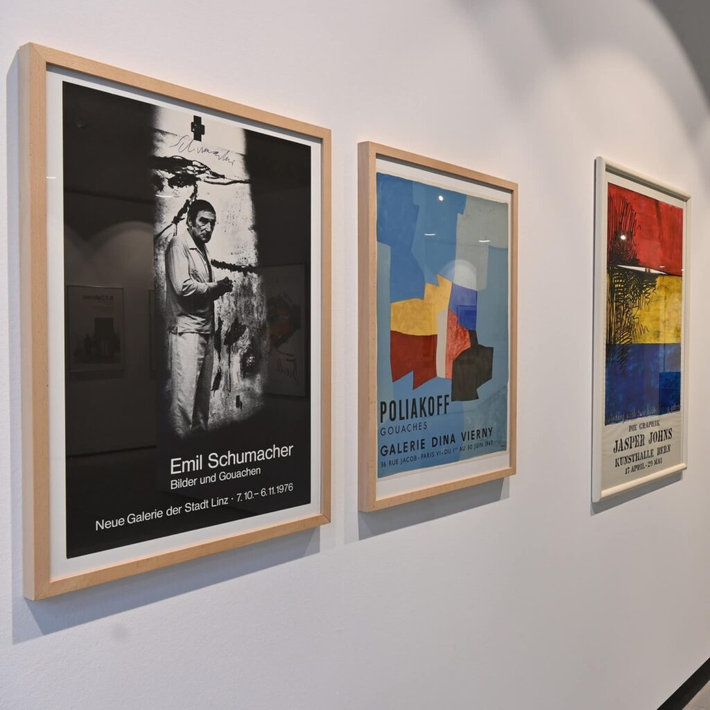 Ausstellungsansicht „Künstlerplakate 1955–1975” © Museum LIAUNIG