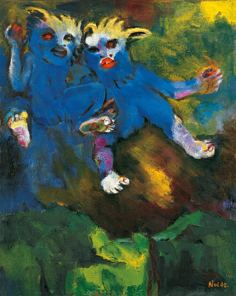 Emil Nolde, Frühmorgenflug, Gemälde 1940© Nolde Stiftung Seebüll