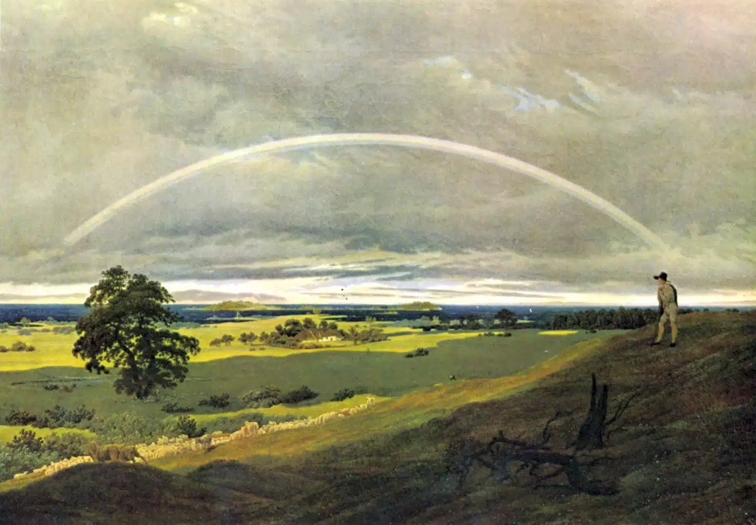 Caspar David Friedrich, Schäfers Klagelied (nach Goethes Gedicht), ca. 1810, ehemals im Besitz der Museen, seit 1945 verschollen © Klassik Stiftung Weimar, Museen