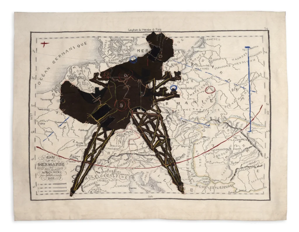 William Kentridge, Germanie et des pays Adjacents du Sud et de L‘Est (Pylon Lady), 2007/08, Sammlung Hasso Plattner, Courtesy der Künstler und Goodman Gallery