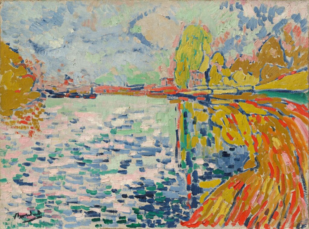 Maurice de Vlaminck: Seine-Ufer bei Bougival, 1906 © Sammlung Hasso Plattner / VG-Bild Kunst, Bonn 2024