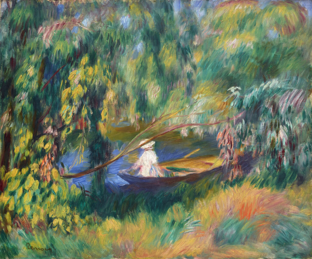 Auguste Renoir, La barque, vers 1878, huile sur toile, 54,5 x 65,5 cmMuseum Langmatt, Baden © © photo Peter Schälchli, Zurich
