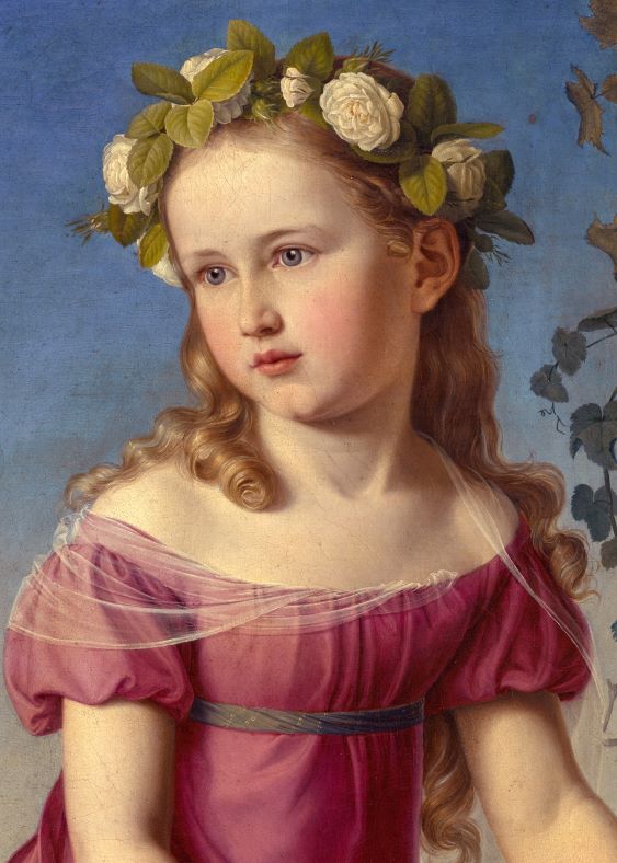 Wilhelm von Schadow, Die Kinder des Hofmarschalls Kurd von Schöning, 1822, Öl auf Leinwand. Foto: AGD/Dietmar Gunne