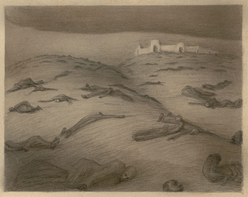 Alfred Kubin | Kriegsspiel, um 1900 | ALBERTINA, Wien © Eberhard Spangenberg, München / Bildrecht, Wien 2024