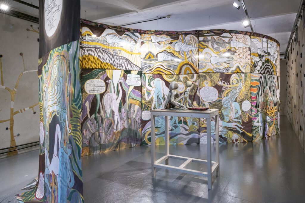 Emma Talbot. Talking To Nature, KunstHausWien, © KunstHausWien/Foto: Michael Strasser