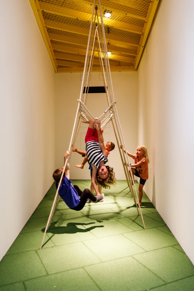 Das Archipelago bietet insbesondere Kindern bis sechs Jahren eine große Bandbreite an sinnlich-ästhetischen Erfahrungen. © Max Kropitz