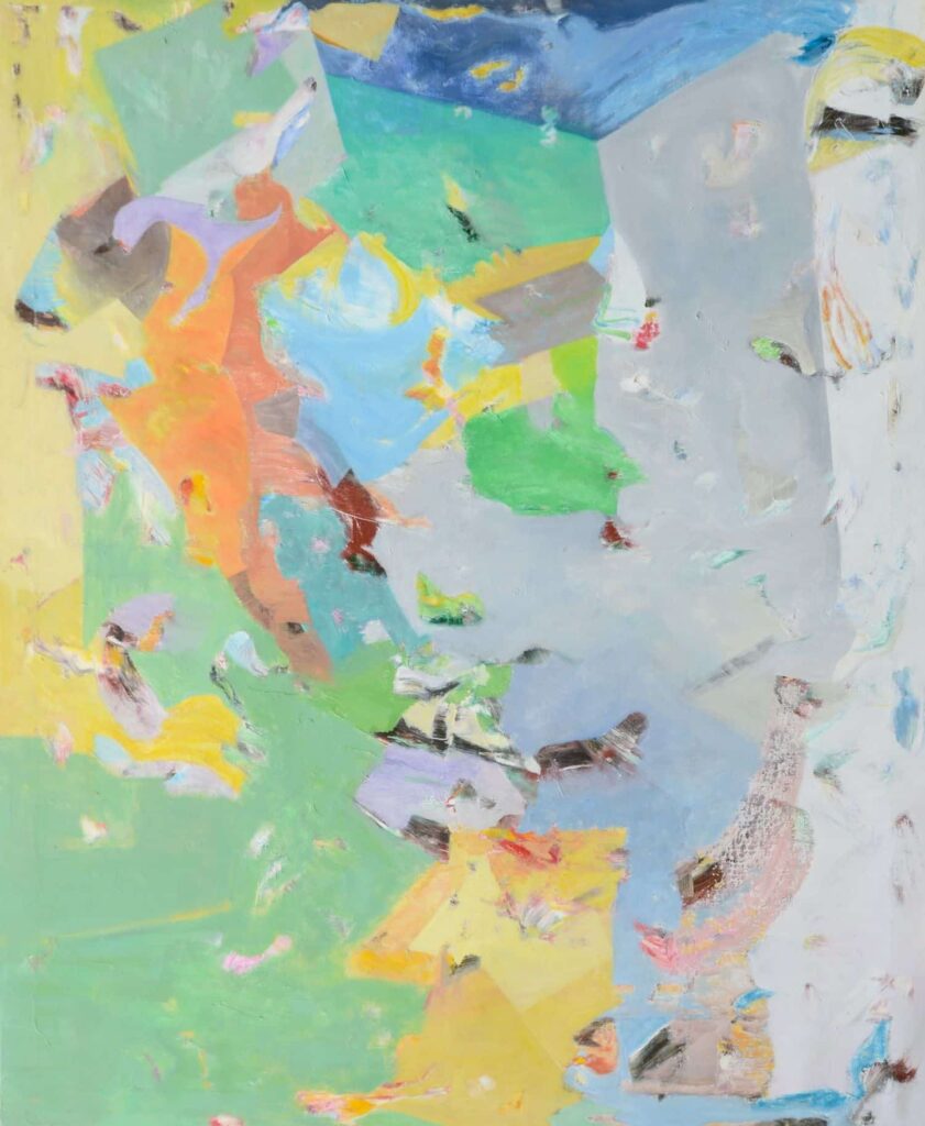 Johann Julian Taupe, o. T., 2017–19, Öl auf Leinwand, 180 x 220 cm, Foto: P. Putz, © J. J. Taupe/ Bildrecht, Wien 2024