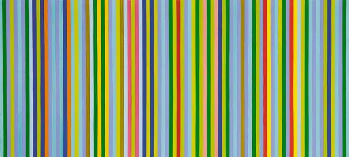 Gene Davis, Laufsteg, 1965, Acryl auf Leinwand, Stiftung Sammlung Kemp, Kunstpalast, Düsseldorf, © VG Bild-Kunst, Bonn, 2024, Foto: Kunstpalast – Horst Kolberg – ARTOTHEK