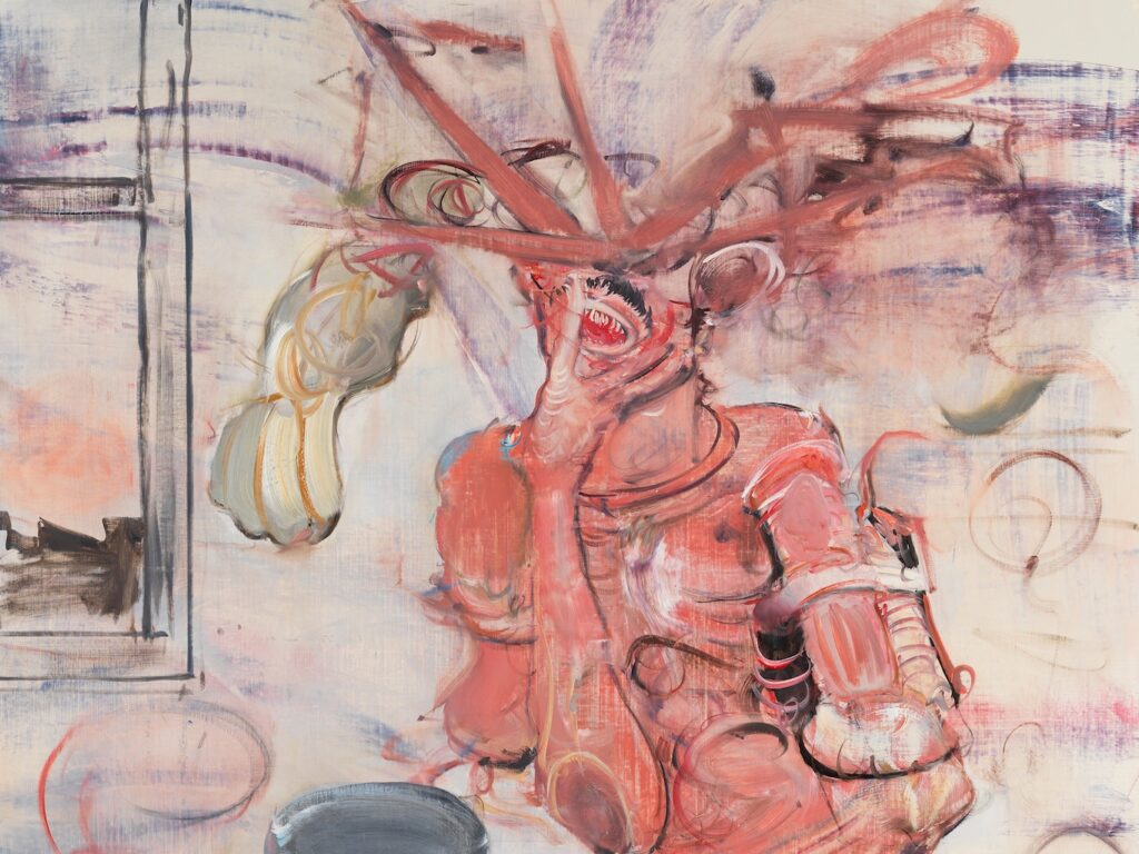 Adrian Ghenie, Weltwehmut 1, 2024, 210 x 150 cm, Öl auf Leinwand©️ Adrian Ghenie, Foto © Infinitart Foundation