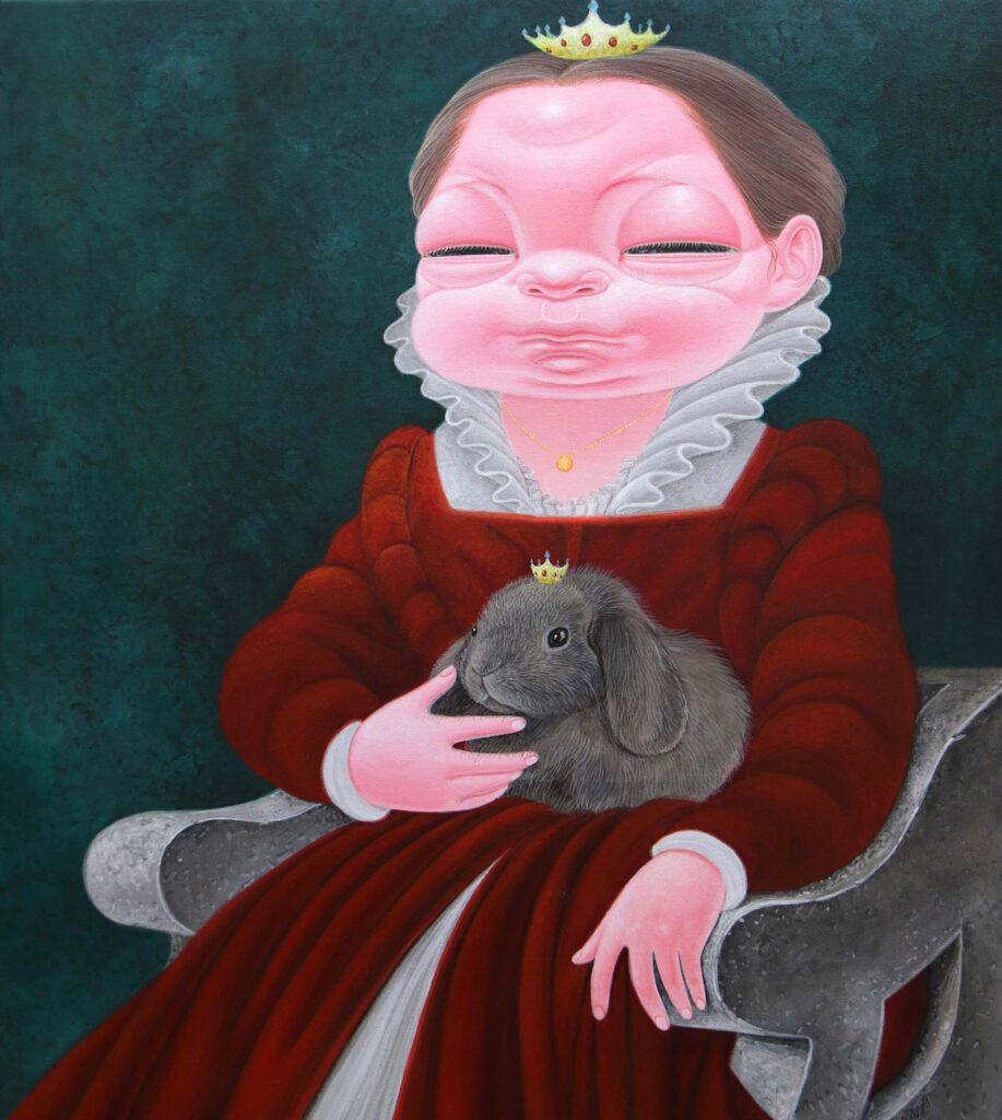 Ha Haengeun, The Queens, 2022, Acrylic on Canvas © [FKc] FORUM KUNST contemporary