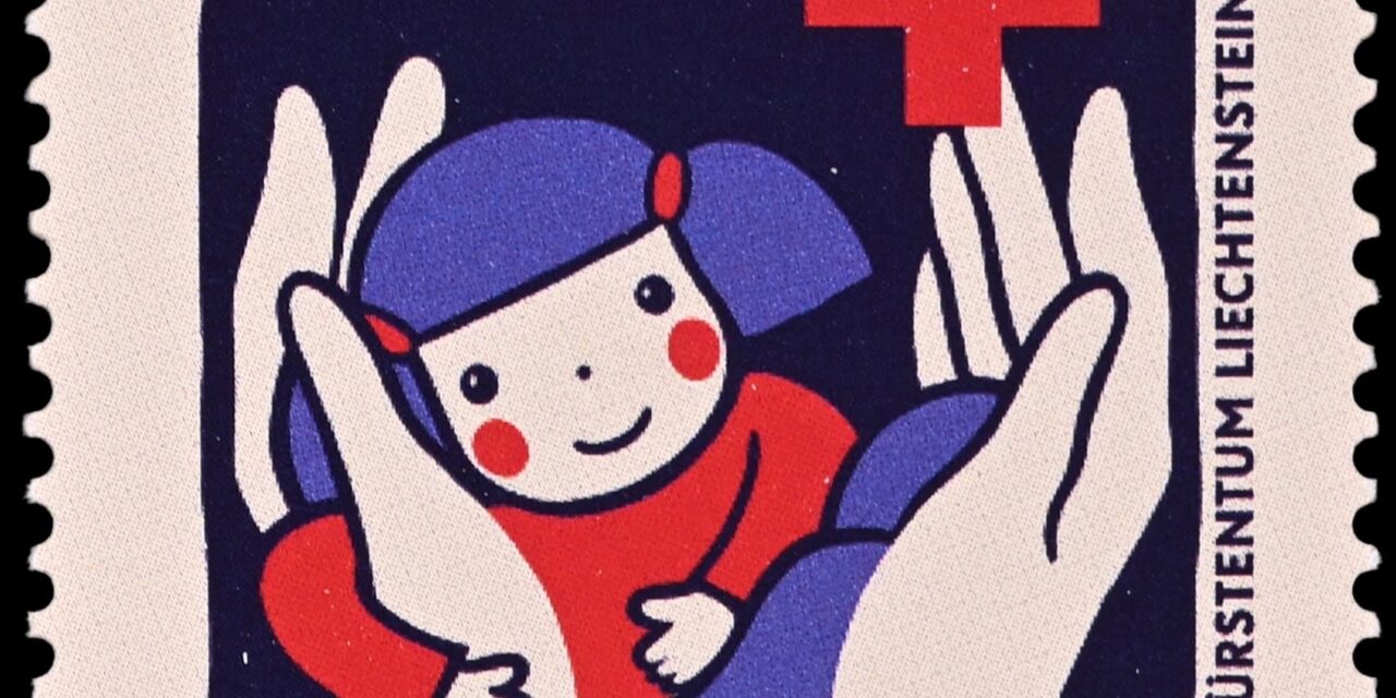 Liechtensteinischen PostMuseum: 80 JAHRE IM DIENST DER MENSCHLICHKEIT. Briefmarken zum Liechtensteinischen Roten Kreuz